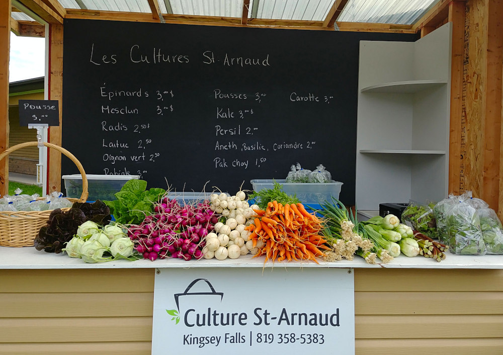 kiosque de vente de Kingsey-Falls